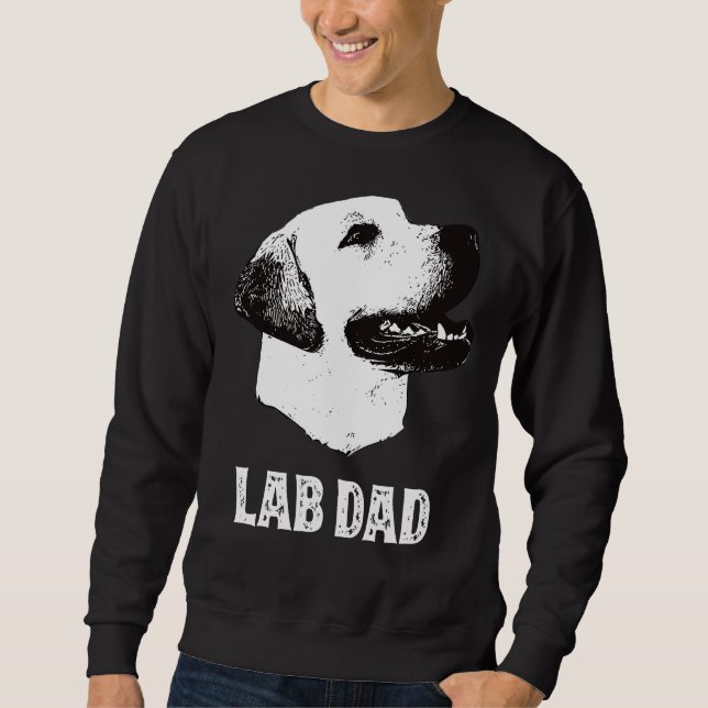 Sudadera Golden Lab Dad Labrador Retriever (Anverso)