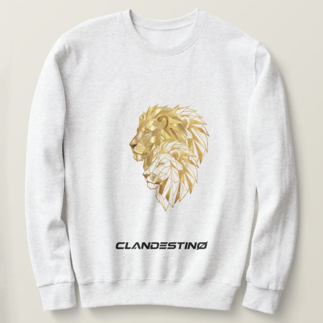 Sudadera Golden Lion – Majestic Design (Anverso del diseño)