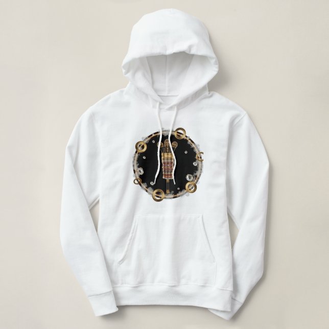 Sudadera Golden Mic Bouquet Hoodie 🎤 💎 (Diseño del anverso)