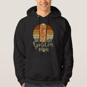 Sudadera Golden Mom Retro Sunset Golden Retriever Dog Mama