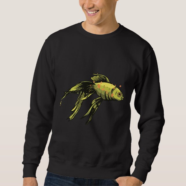 Sudadera Golden Paint Fish (Anverso)