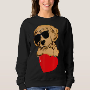 Sudadera Golden Retriever ama al perro de los recuperadores