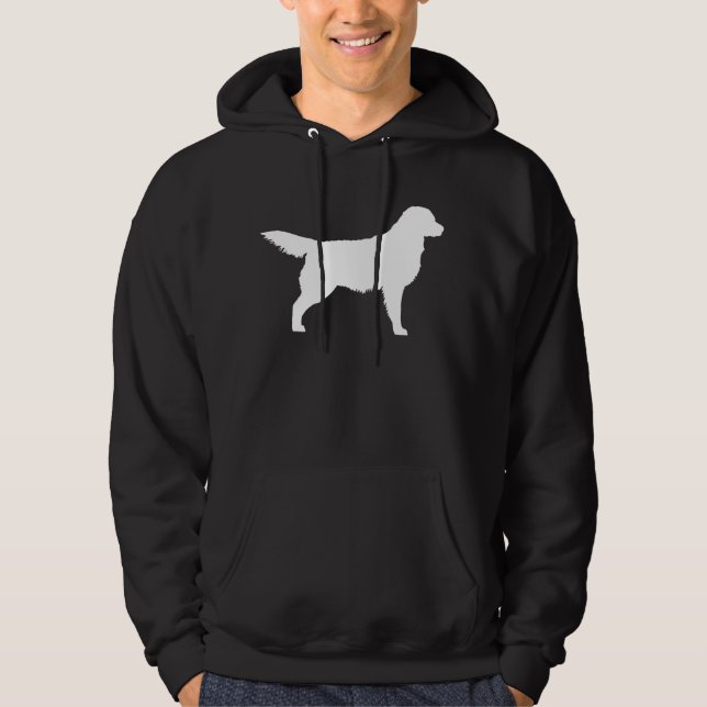 Sudadera Golden retriever (blanco) (Anverso)