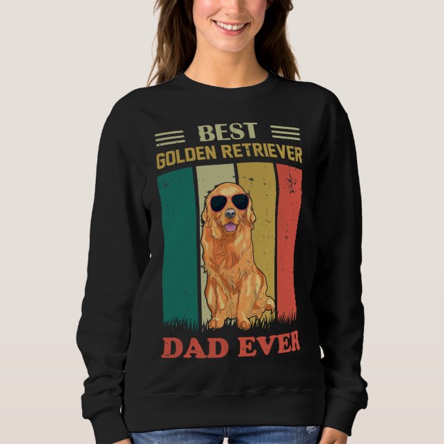 Sudadera Golden Retriever Dad (Anverso)