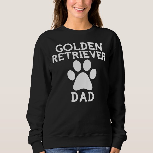 Sudadera Golden Retriever Dad Paw (Anverso)