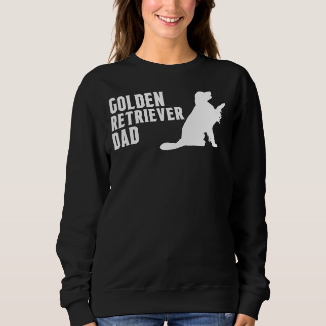 Sudadera Golden Retriever Dad Silhouette (Anverso)
