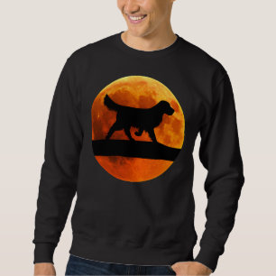 Sudadera Golden Retriever Dog Silhouette Moon