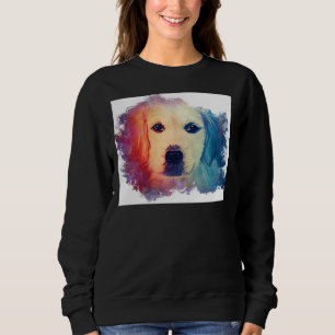 Sudadera Golden Retriever Dog Splash Colorful Golden Retrio