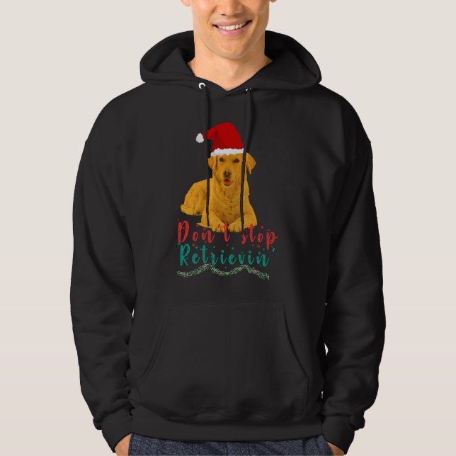 Sudadera Golden Retriever Don Stop Retrievin (Anverso)