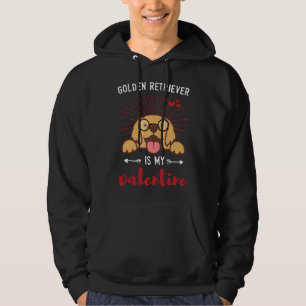 Sudadera Golden Retriever Es Mi Valentine Divertido Valenti