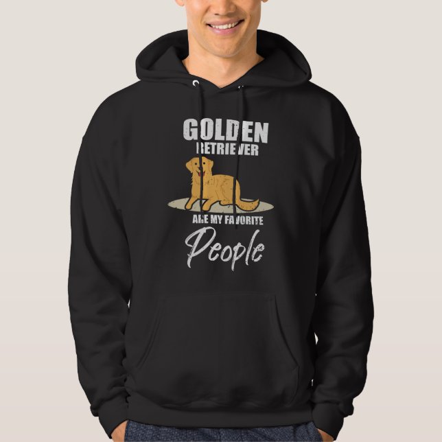 Sudadera Golden Retriever Favourite People  Dog (Anverso)