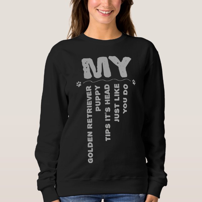 Sudadera Golden Retriever Funny (Anverso)