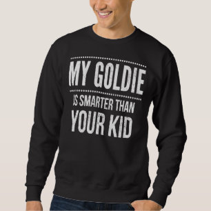 Sudadera Golden Retriever Funny Más Inteligente Que Tu Hijo