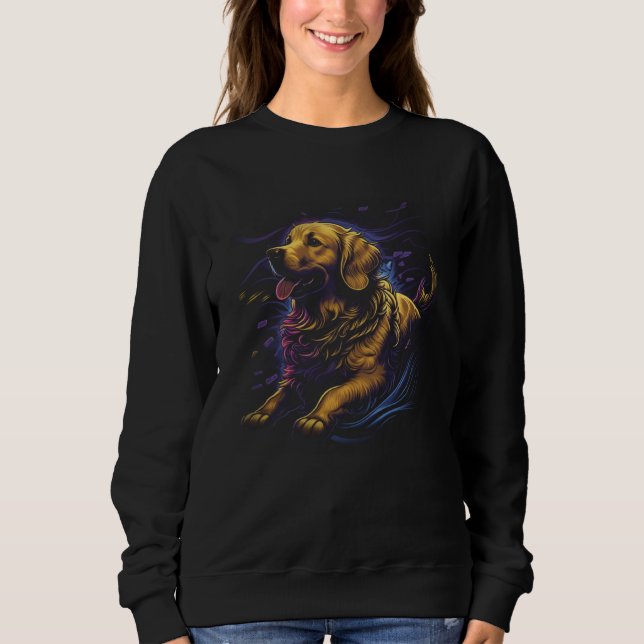 Sudadera Golden Retriever Gaming Girl Who Loves Golden Retr (Anverso)