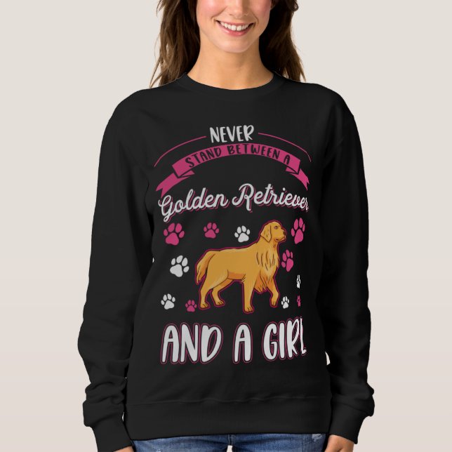 Sudadera Golden Retriever Girl  2 (Anverso)