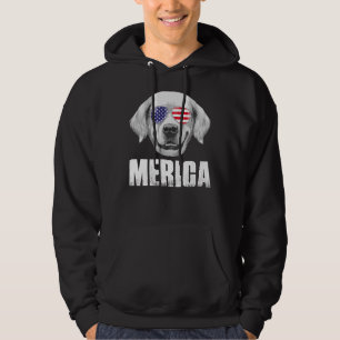 Sudadera Golden Retriever Goldie Dog Estados Unidos Bandera