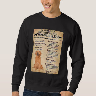 Sudadera Golden Retriever House Rules Golden Retriever Owne