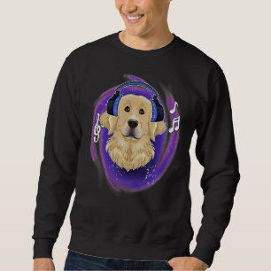 Sudadera Golden Retriever I Music I Dj Auriculares