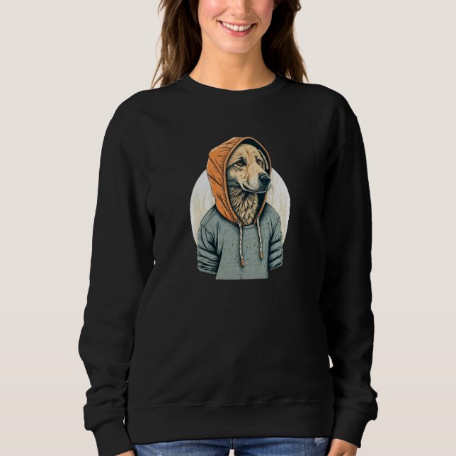 Sudadera Golden Retriever In A Hoodie  Cool K9 Light Pul Ho (Anverso)