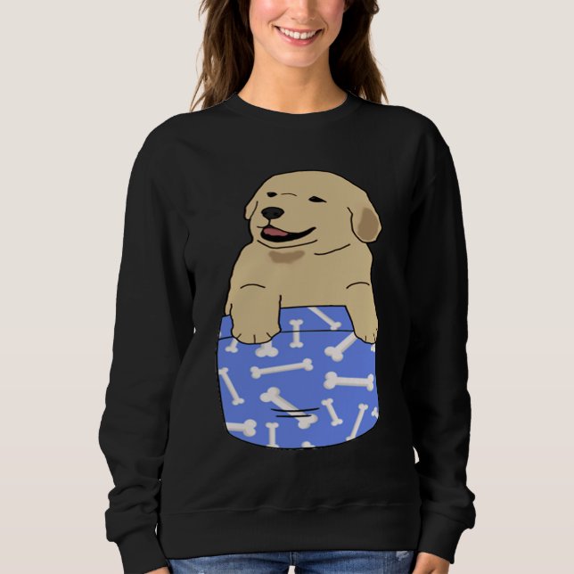 Sudadera Golden Retriever in my Pocket (Anverso)
