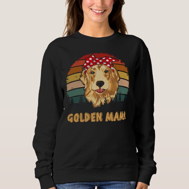 Sudadera Golden Retriever Mama (Anverso)