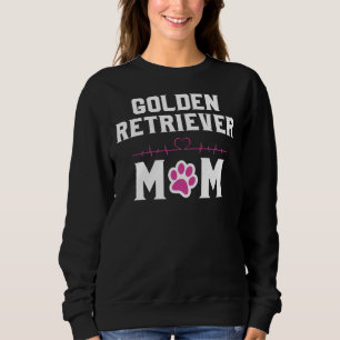 Sudadera Golden Retriever Mom Heart Beat Paw