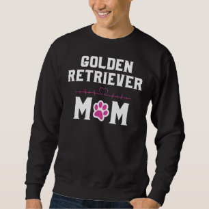 Sudadera Golden Retriever Mom Heart Beat Paw