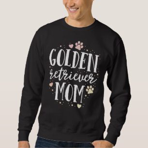 Sudadera Golden Retriever Mom Paw Print Fur Mama Mother Ado