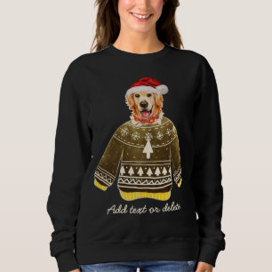 Sudadera Golden Retriever Navidad Perro Feo De Navidad Mamá