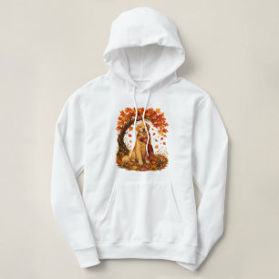 Sudadera Golden Retriever Otoño Acogedor Día de Acción de G