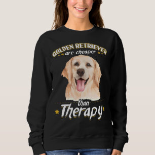Sudadera Golden Retriever Over Therapie Present Dice 487