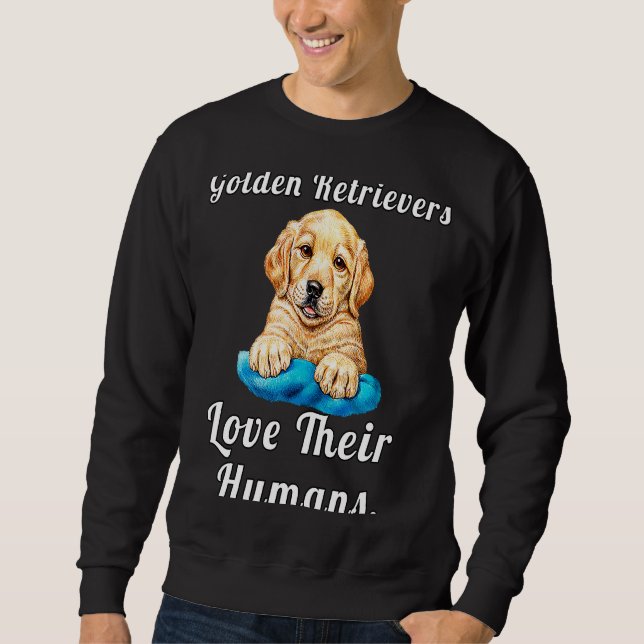 Sudadera Golden Retriever Owner Golden Retrievers Love Thei (Anverso)