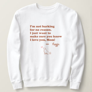 Sudadera Golden Retriever Personalizado - Regalo para Mamá