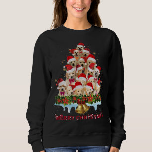 Sudadera Golden Retriever Santa Hat Xmas Dogs Feliz Navidad
