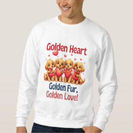 Sudadera Golden Retrivers Cute Dog LOVE