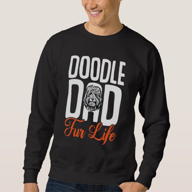 Sudadera Goldendoodle Dood Doodle Dad Fur Life (Anverso)