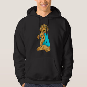 Sudadera Goldendoodle I Love Mom Tattoo Apparel perro mamá 