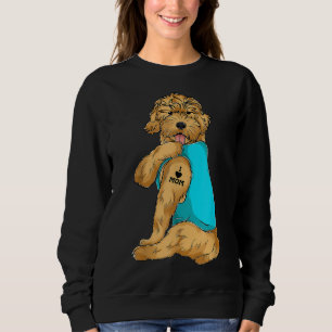 Sudadera Goldendoodle I Love Mom Tattoo Apparel perro Mom G