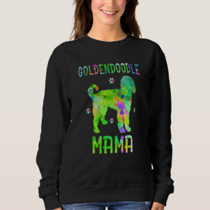 Sudadera Goldendoodle Mama Colorful Dog Mom