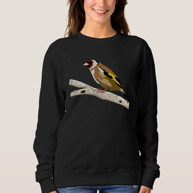 Sudadera Goldfinch Carduelis Carduelis Garden Birds (Anverso)