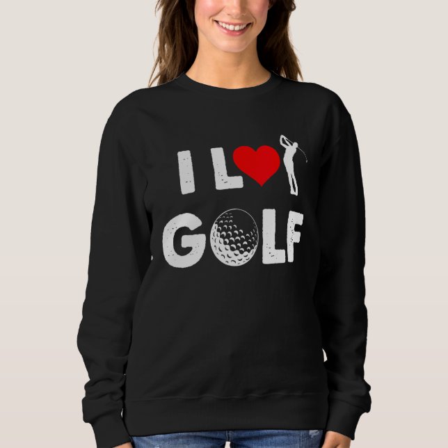 Sudadera Golf - Amo El Golf (Anverso)