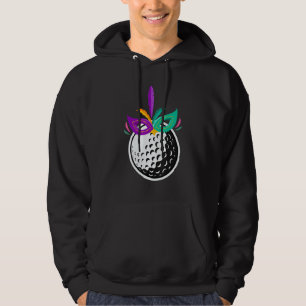 Sudadera Golf Ball Mardi Gras Funny Golf Nola Carnaval Másc