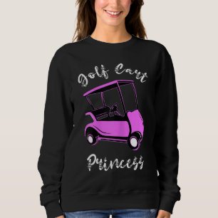 Sudadera Golf Cart Princess Golfing Chica Golf Sport Lover
