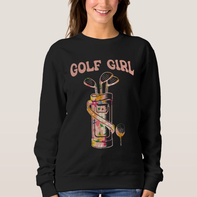 Sudadera Golf Chica Lover Golfer Life Golf Pla (Anverso)