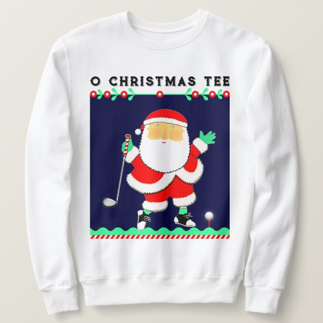 Sudadera Golf Christmas (Anverso del diseño)