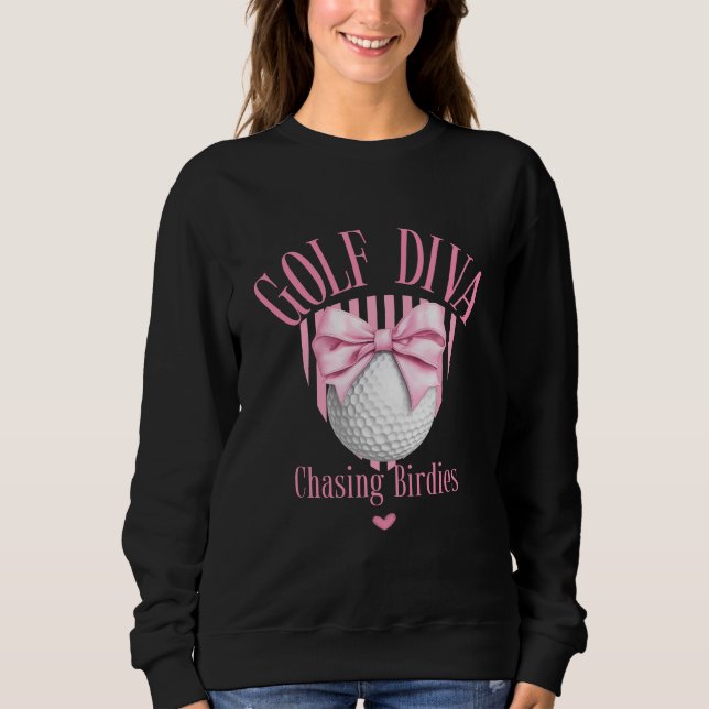 Sudadera Golf Diva Chasing Birdies (Anverso)