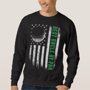 Sudadera Golf Ee.Uu. Bandera Americana Mejor Tío De Par