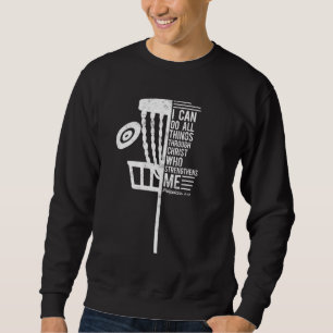 Sudadera Golf en disco cristiano puedo hacer todas las cosa