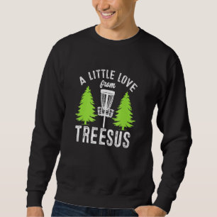 Sudadera Golf en disco Jesús Treesus Tree-Sus Frisbee Frolf