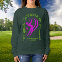 Golf Femenino REINA JUEGA DURO EN EL GREEN Persona